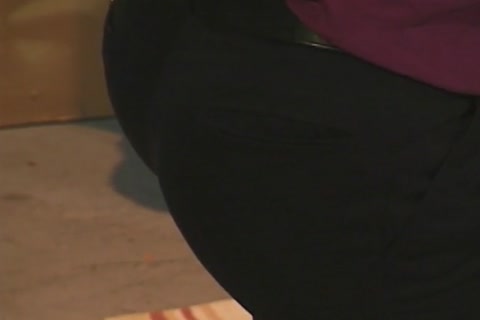 Collin Jennings pokes Bruce Hill In A Dressing Room