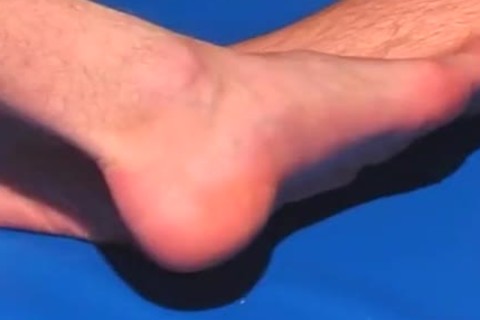 Two males Footjobs And anal banging