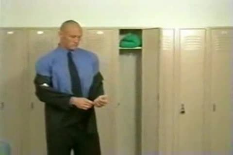 Three pretty boy In The Locker Room