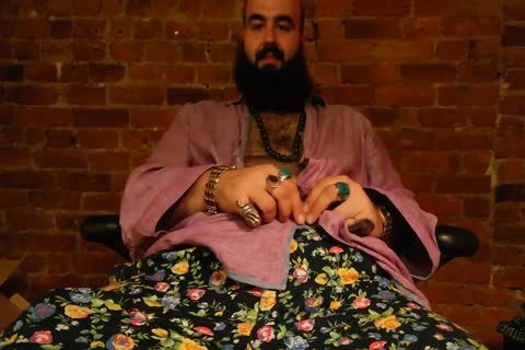 sexy chunky lad With Rings Jersks Off And fucks Himself