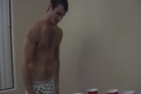 homo acquires His Tattooed Chest Cummed