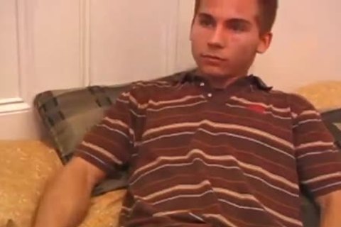 Skinny hot teen Takes Out His weenie And Strokes