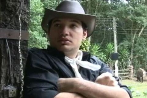 Two latina Cowboy teens hammer Each Other