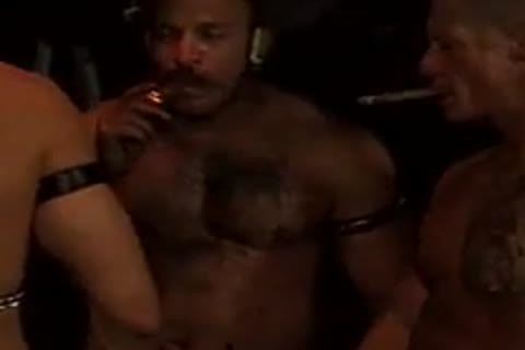 Muscles Leather Cigars And nasty Fireman