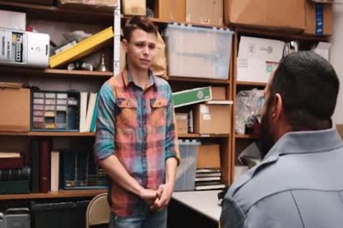 Bear Cop raw anal slams unprotected A teen Criminal filthy anal Tushy hole As A Lesson