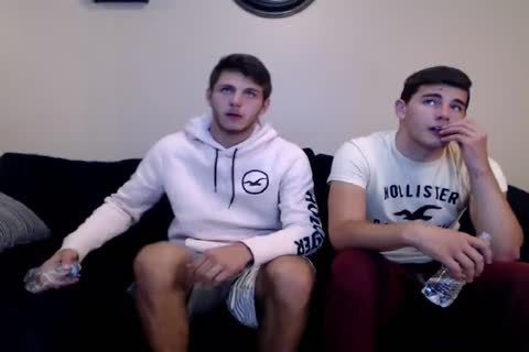 Liam & friend On web camera