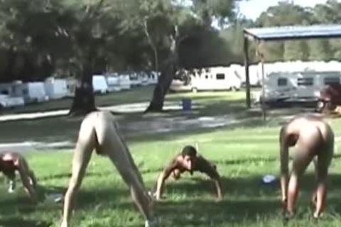 Outdoor cock And teen Calisthenics Turn Into anal Penetration cumshot