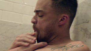 GodsOfMen.com - Tattooed Jake Porter flip flop sex in the bed