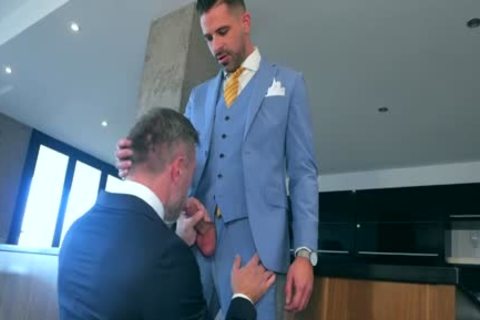 In a suit finds irresistible rough fucking