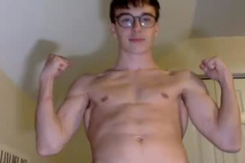 Two boyz Showing Their ramrods In Live