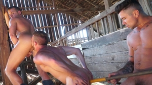 Falcon Studios: Brian Bonds alongside hairy Trenton Ducati