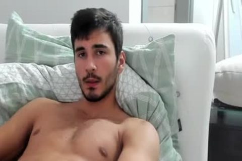 handsome fresh chap Masturbating In web camera