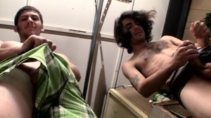 StraightNakedThugs.com - Gay Daniel Delong jerking uncut dick