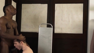 Black Godz: Penn masturbating with big dildo