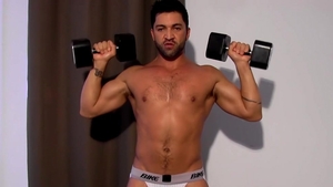 FetishMen: Stiff super juicy jock Dominic Pacifico hard spit