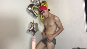 BarebackLatinoz - Stroking accompanied by cute in underwear