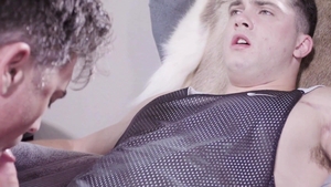 ManUpFilms - Gay Lance in spandex ass fucking