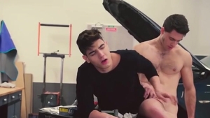 Auto Mechanic drilled A lusty Client