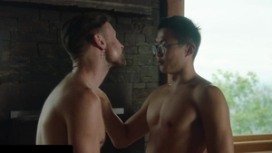 oriental guy With A large penis bonks muscular White skank