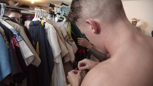 Next Door Buddies: Brunette Hunks Enjoying Rimming Together