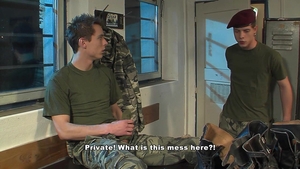 Finger-Fucking Fun at Boot Camp