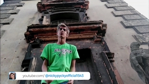 TikTok's Golden Boy Turns Blue for Extra Cash