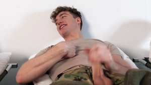 Men: Sneaky Sex in Bunk with Toy Ass Surplus